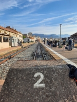 Sackbahnhof Ajaccio (Foto: katarina , Ajaccio, Korsika, Frankreich am 03.05.2022) [5482]