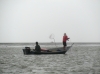 Fischer an der Mündung des Sungai Tabo (Foto: chari , Bako National Park, Sarawak, Malaysia am 01.01.2014) [4154]