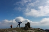 Wind- und Wolkenspiele am Gipfel des Monte Stellu (Foto: katarina , Monte Stello, Korsika, Frankreich am 07.10.2016) [4752]