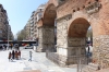 Blick vom Galeriusbogen in die Dim. Gounari zum Meer (Foto: chari , Thessaloniki, Zentralmakedonien, Griechenland am 28.03.2018) [5002]