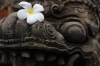 Hüter vor dem Eingang zum Saraswati-Tempel (Foto: chari , Ubud, Bali, Indonesien am 19.12.2022) [5563]