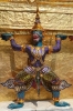Statue am Wat Prah Kaeo (Foto: chari , Bangkok, Bangkok, Thailand am 08.01.2024) [5737]