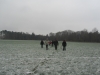Angekommen! Wir haben den Nordpunkt von OWL / NRW nach 12 Etappen erreicht! (Foto: katarina , Nordpunkt, Dümmer-Geestniederung 58, Deutschland am 13.01.2013) [3662]