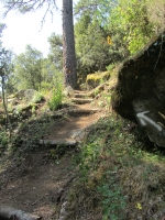 Vorbildlich markierter neuer Wanderweg (Foto: katarina , Tattone, Korsika, Frankreich am 25.08.2011) [2322]