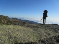 Blick zurück von der Punta Capella zum Hochplateau, wo die Refuge de Prati steht (Foto: katarina , Alta Rocca, Korsika, Frankreich am 31.08.2011) [2390]