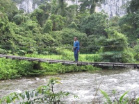 Dugat, der Mann der uns auf dem Headhunter-Trail führt (Foto: katarina , Gunung Mulu National Park, Sarawak, Malaysia am 06.01.2012) [2816]