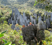 die Pinnacles-Bezwinger (Foto: katarina , Gunung Mulu National Park, Sarawak, Malaysia am 06.03.2011) [2204]